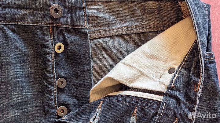 Джинсы мужские синего цвета р. 48