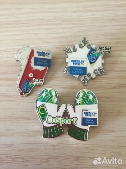 Значки Олимпиада Сочи 2014