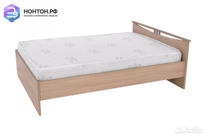 Кровать Мелисса с ящиками шимо светлый