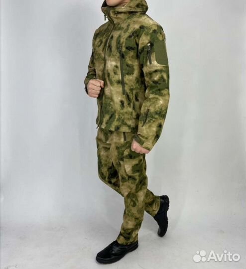 Костюм тактический softshell мох