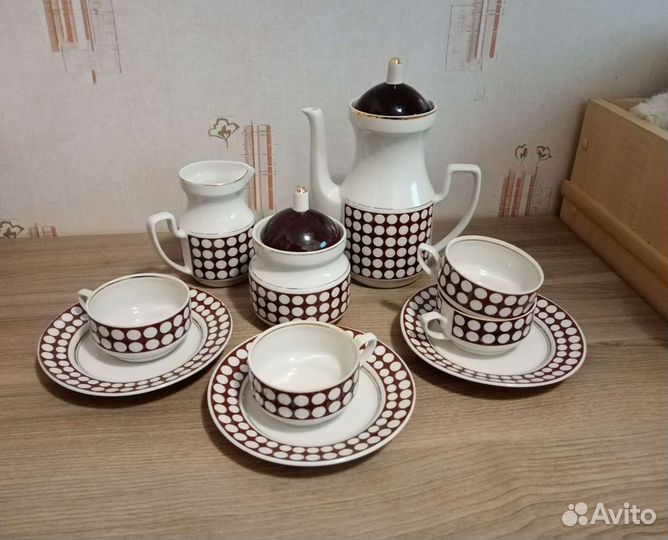 Сервиз кофейный СССР. Рига