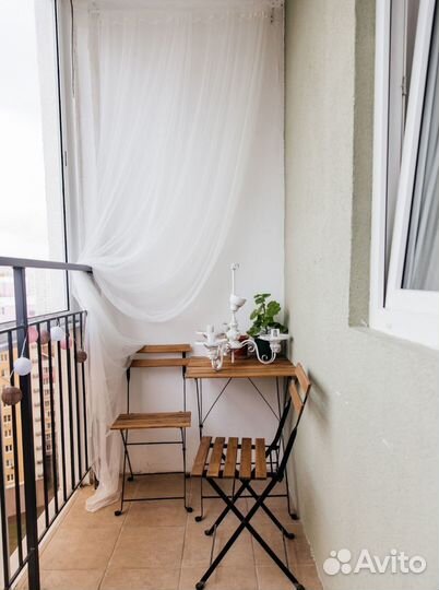 Стильный комплект тюль Икеа + штора ткань Италия