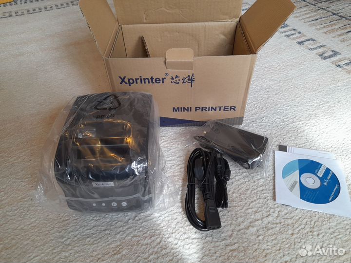 Термопринтер X-printer XP 365B USB этикетки/чеки