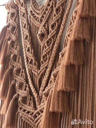 Панно настенное макраме гобелен, бохо декор