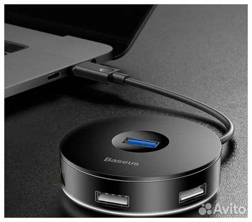 Адаптер Baseus Usb хаб type c + usb