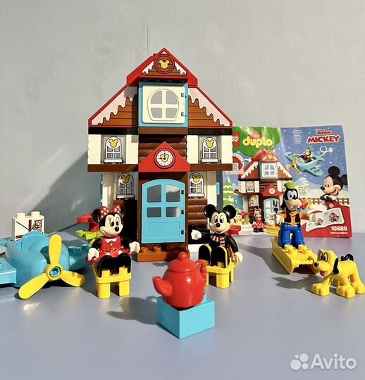 Lego duplo домик Микки Мауса
