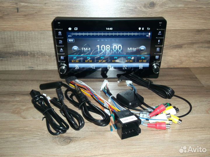 Магнитола LADA Granta Android с крутилками