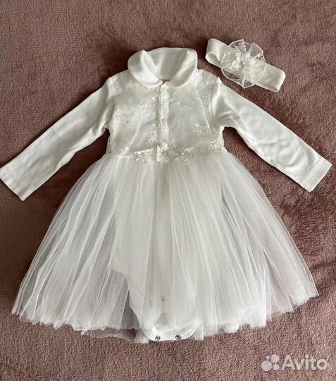 Праздничное платье-боди для маленькой принцессы