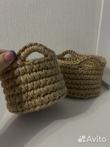 Корзина из джута