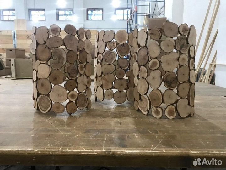 Абажур для светильника из сибирского можжевельника