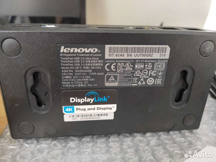 Lenovo thinkpad display link 4K