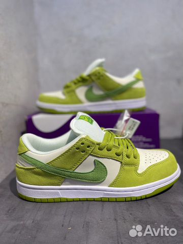 Nike SB Dunk Low Green Apple (36-45) Жен/Муж