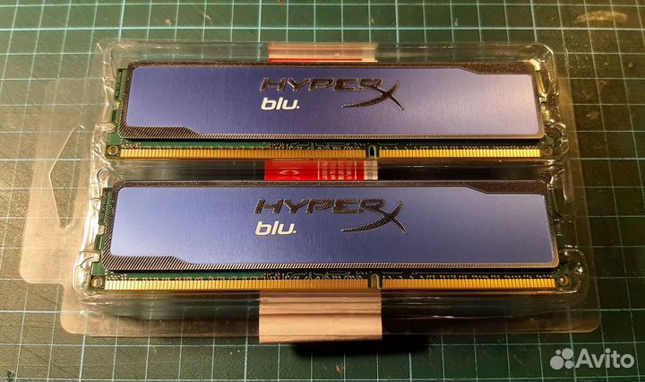 Память RAM Kingston HyperX Blu 2+2 гб
