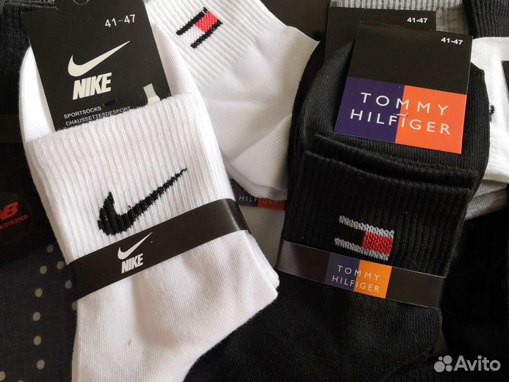 Носки Nike Adidas Puma Reebok Tommy