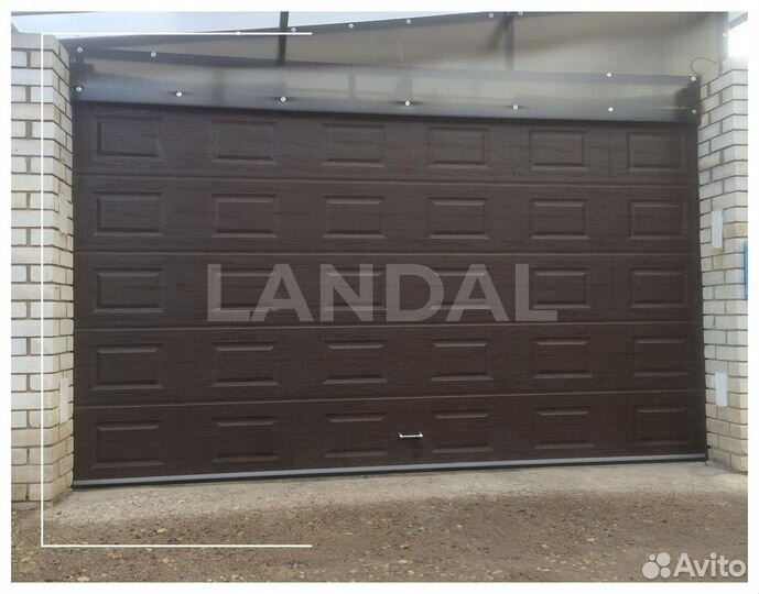 Секционные подъёмные гаражные ворота