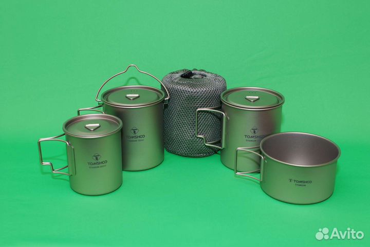 Кружки титановые, туристические