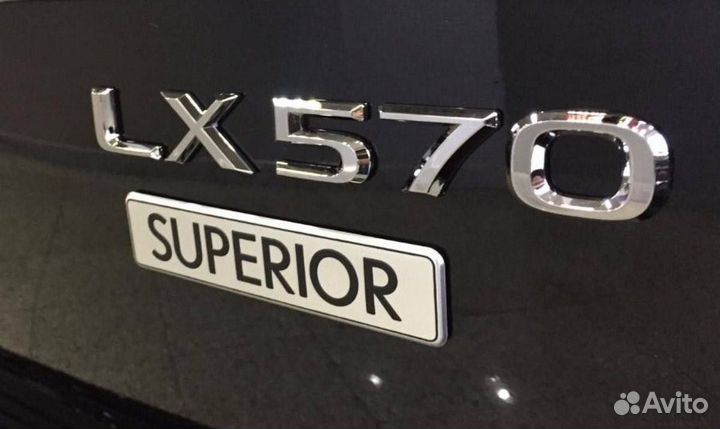 Lexus LX570 / LX450d Шильдик superior E6MS6