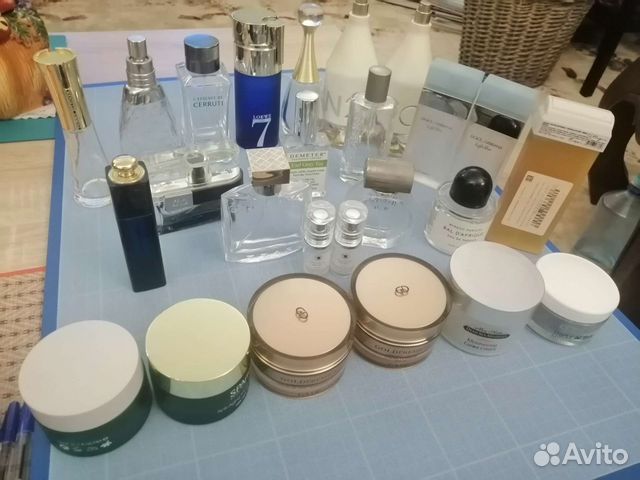 Пустые флаконы, воск, баночки-парфюм, крема