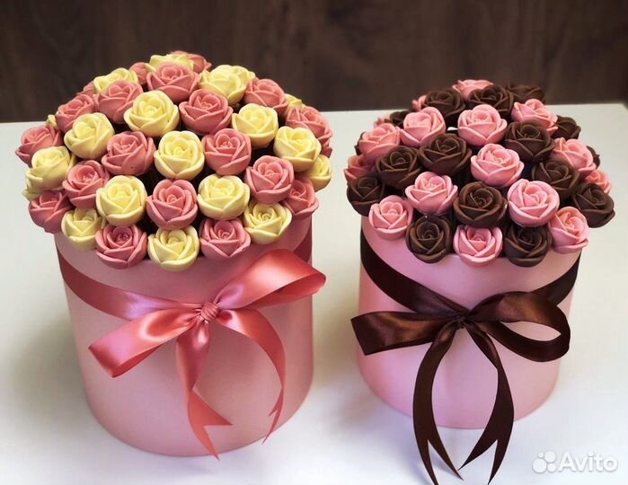 Шоколадные розы/набор шоколадных конфет