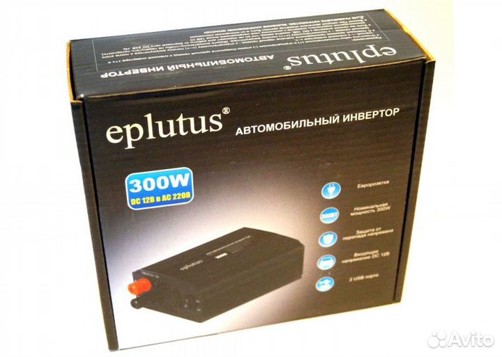 Автомобильный Инвертор +2USB 