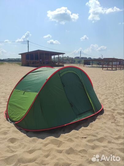 Палатка пляжная 4-х местная самораскладывающаяся