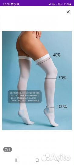 Компрессионные чулки 1 класс