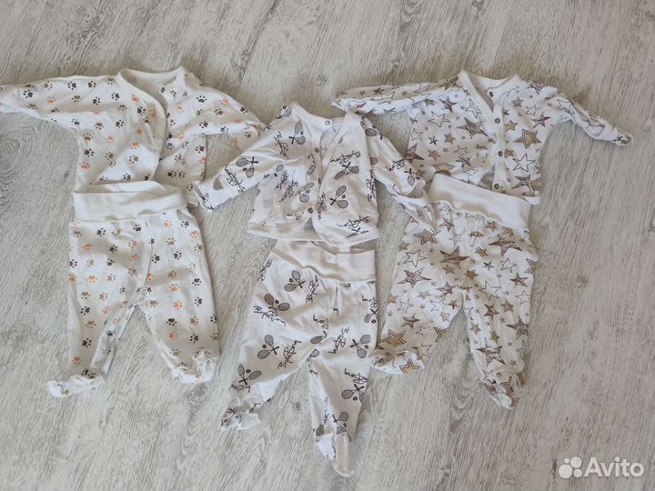 Вещи пакетом для новорожденного