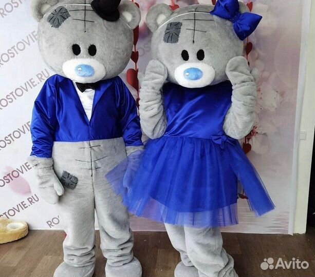 Ростовые куклы Мишка Зайка Чебурашка