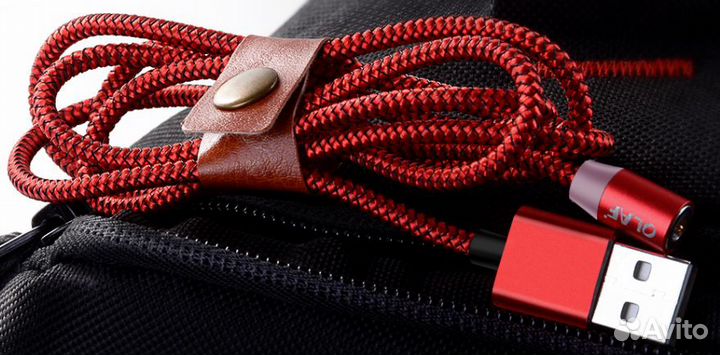 OTG-micro с монету 10 коп. и USB магнитный кабель