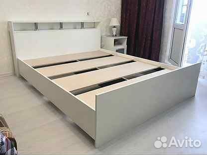 Кровать Саломея 1,6 м белая