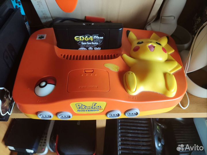 Приставка nintendo 64 pikachu edition JP