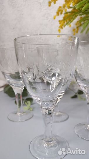 Фужеры хрустальные СССР