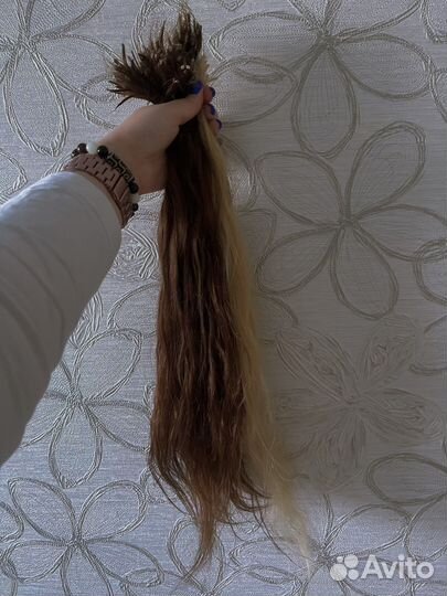 Волосы для наращивания 60 см люкс 200гр+