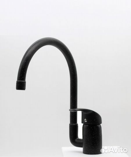 03021-C Смеситель (черный) для кухни ganzer