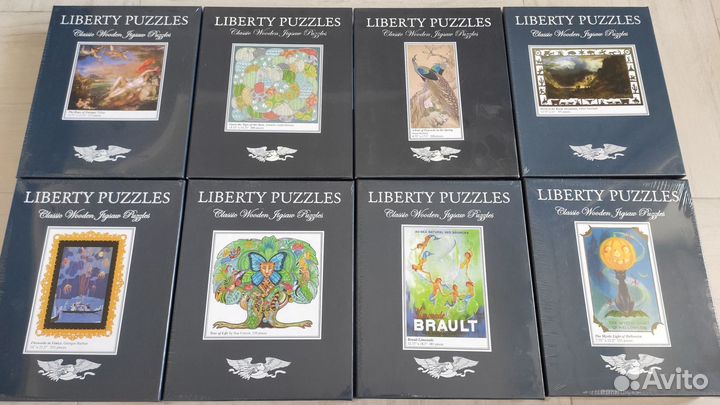 Деревянные пазлы Liberty и Artifact