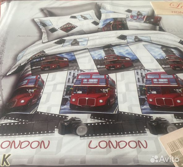 Постельное белье евро бамбук