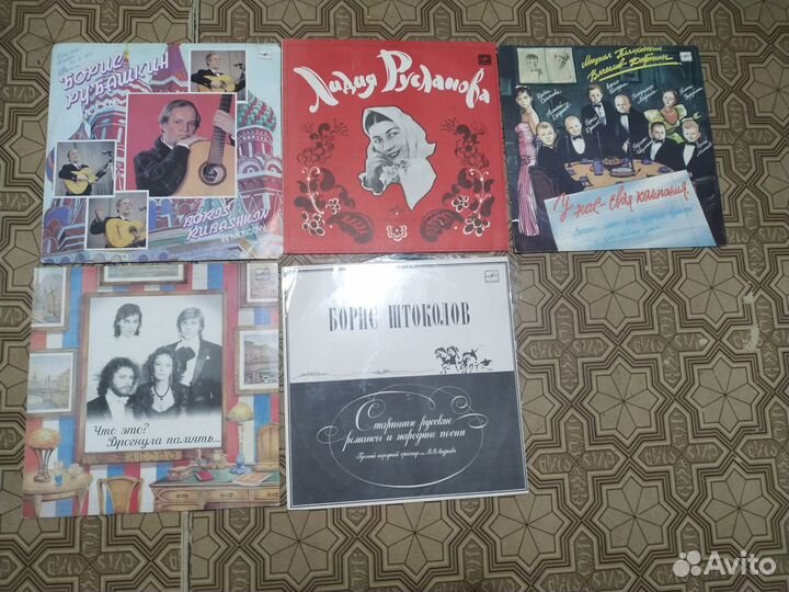 Пластинки - Романсы и детские