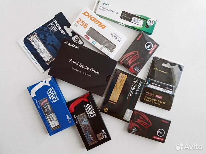 M.2 SSD NVMe диски 512гб, 256гб, 128гб новые ссд