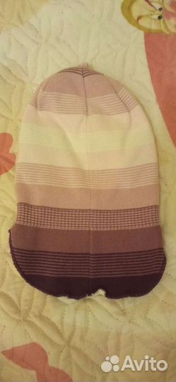 Шапка шлем для девочки 50-52