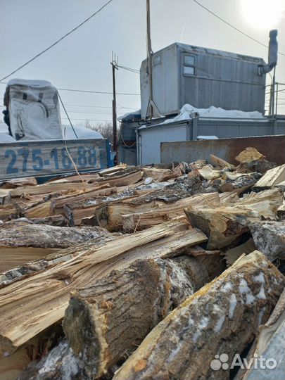 Дрова дубовые колотые