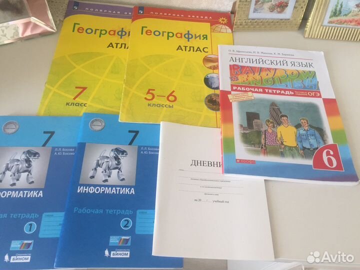 Рабочие тетради 6-7 класс, дневник