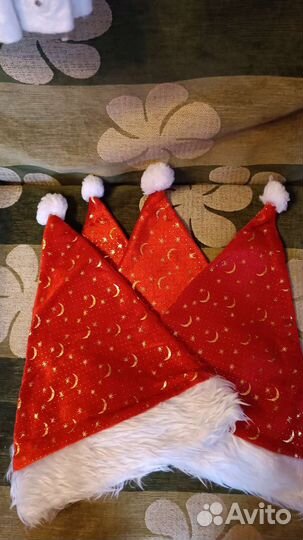 Колпачки новогодние для гномиков