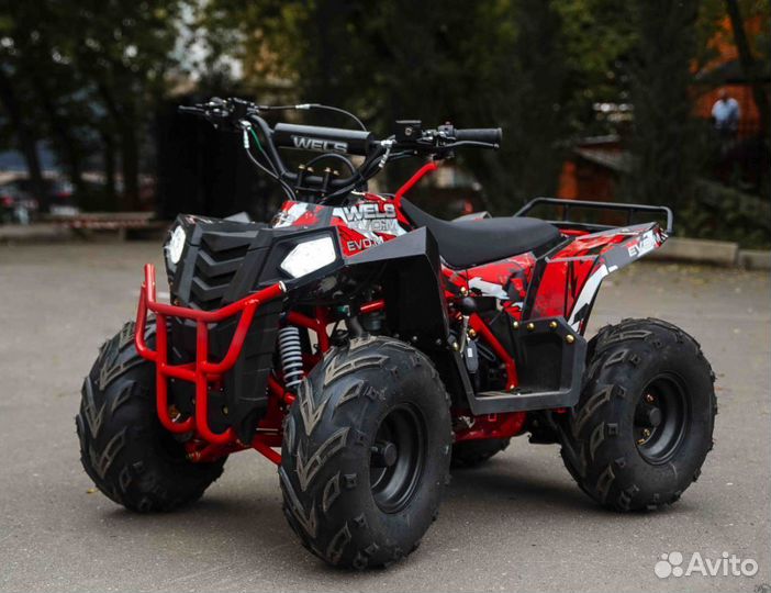 Детский квадроцикл Wels Thunder Evo 125 X St red