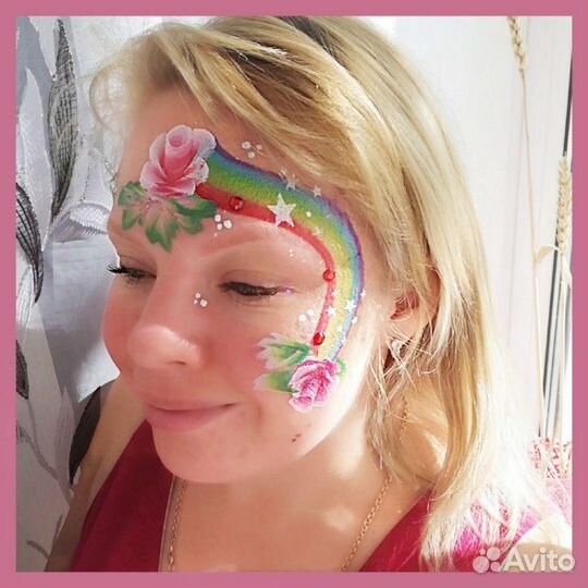 Профессиональный аквагрим, блеск-тату, мехенди