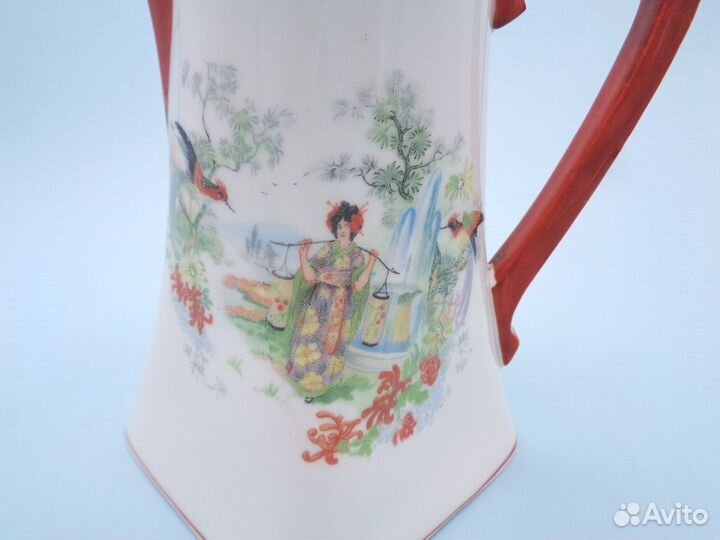 Кофейник в Китайском стиле. 1920е Дулево