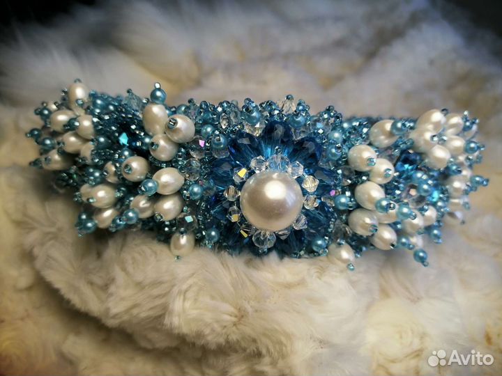 Ободок для волос ручной работы