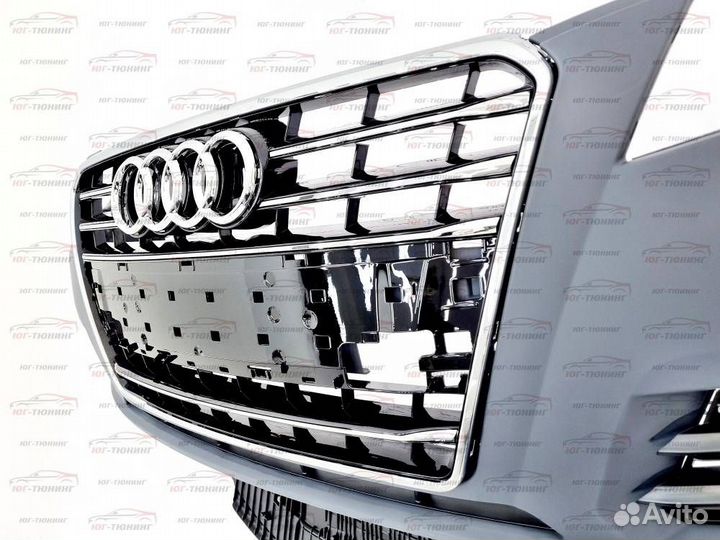 Бампер на Audi A7 4G оем стандарт в сборе