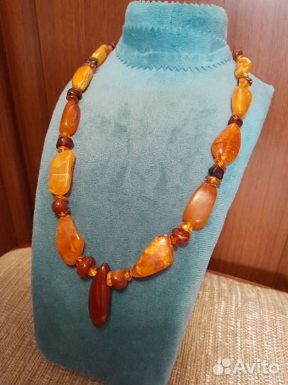 Комплект бусы и браслет