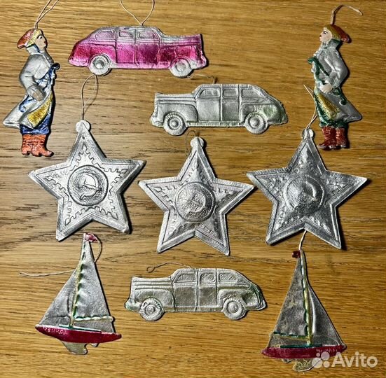 Елочные игрушки СССР. Картонаж