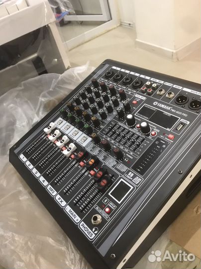 Микшерный пульм с усилителем, новый